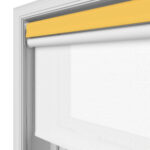 TradeChoice Blackout Yellow Double Roller Blind