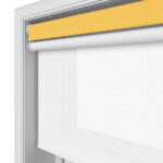 TradeChoice Blackout Yellow Motorised Double Roller Blind