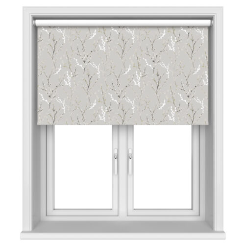 TwistFit Willow Birch White Blackout Motorised