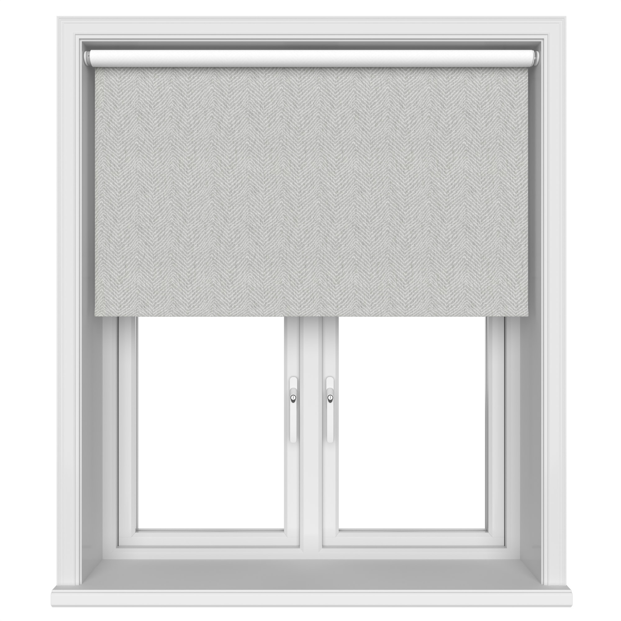 TwistFit Herringbone Stone Blackout Motorised