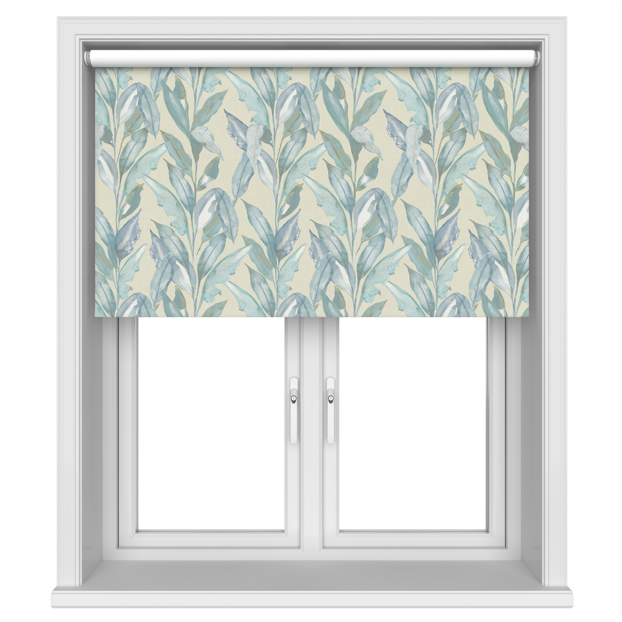 TwistFit Paradise Palm Blue Blackout Motorised