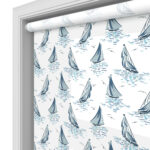 TwistFit Laura Ashley A’hoy Sail Boats Blue Motorised