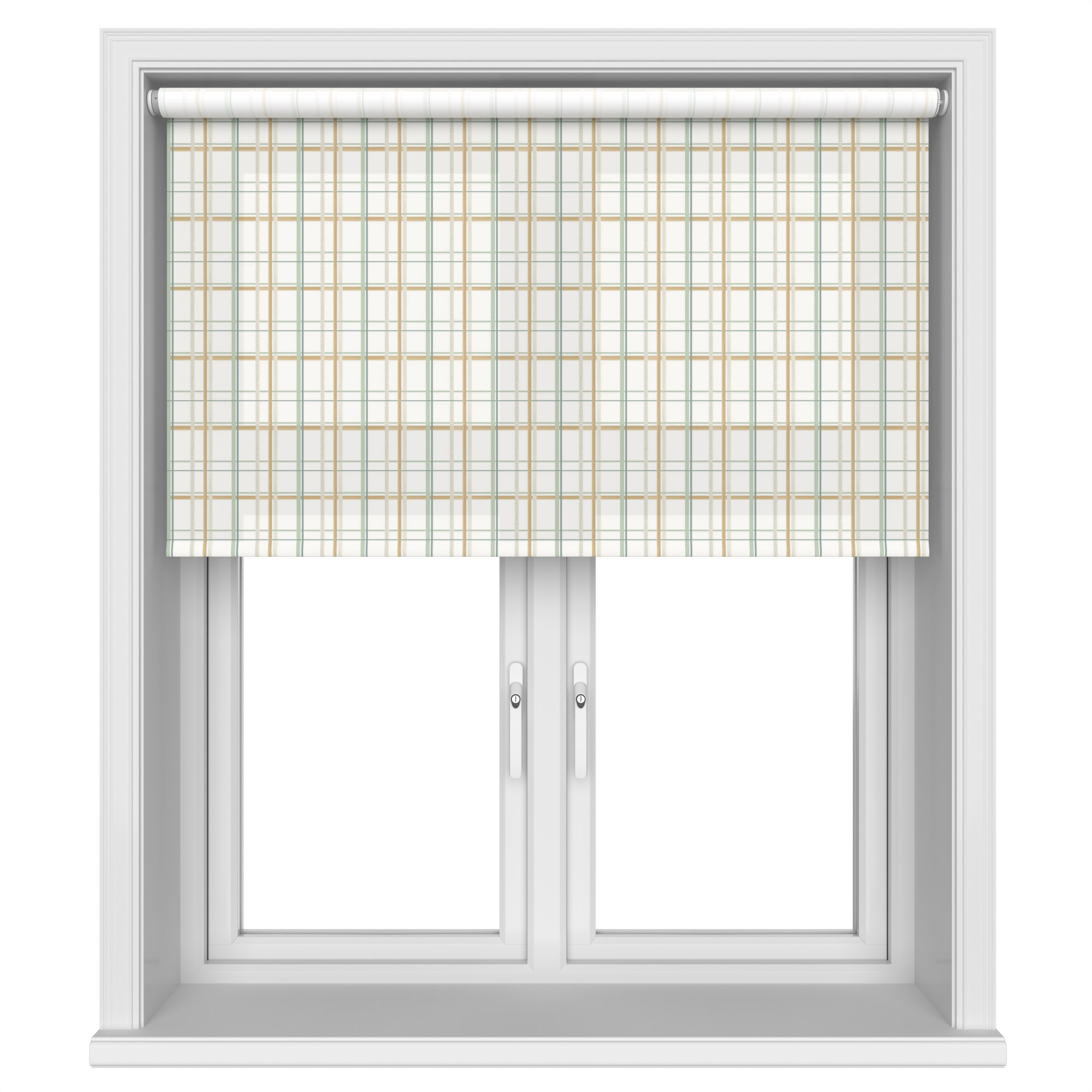 TwistFit Laura Ashley Burford Check Ochre Motorised