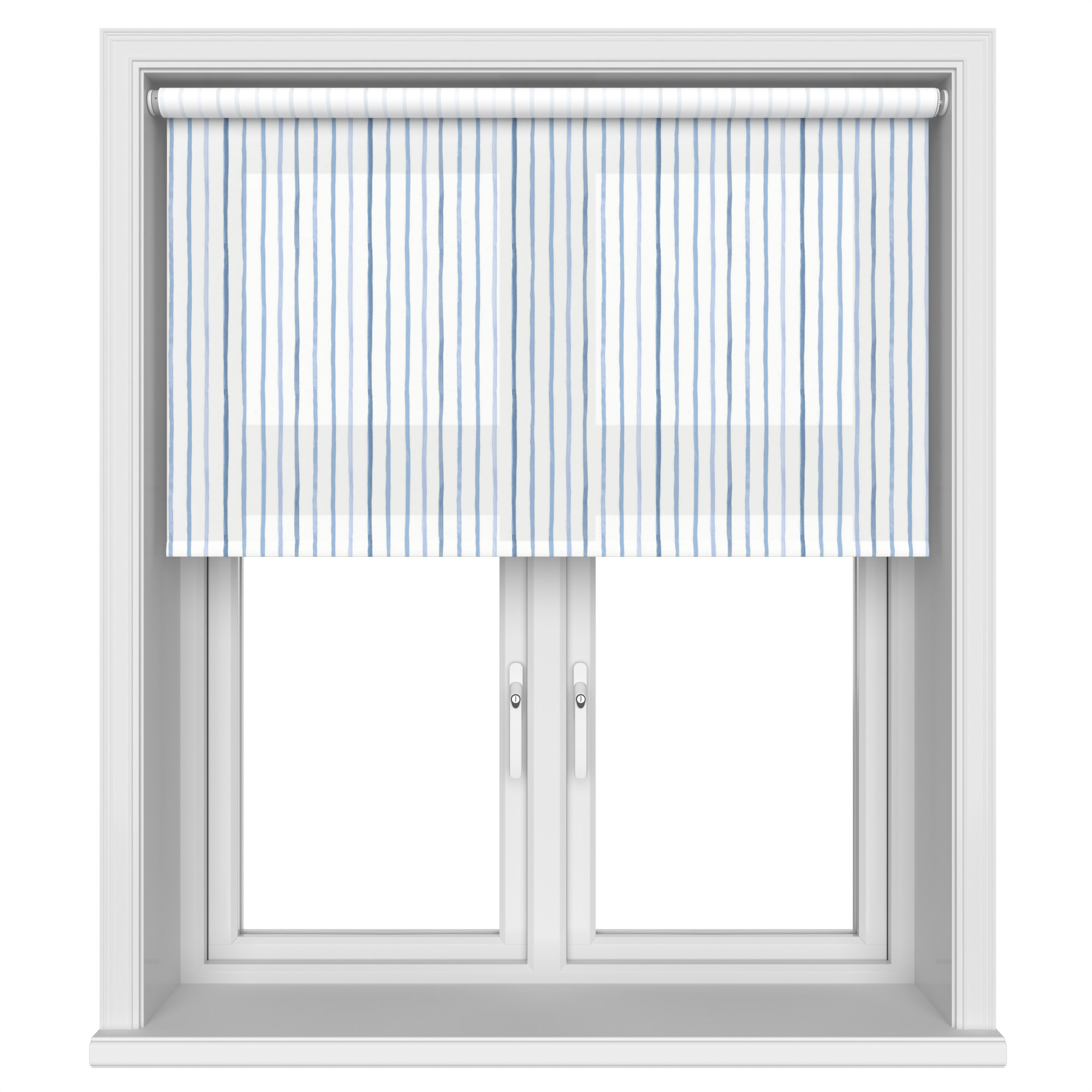 TwistFit Laura Ashley Painterly Stripe Dark Seaspray Motorised