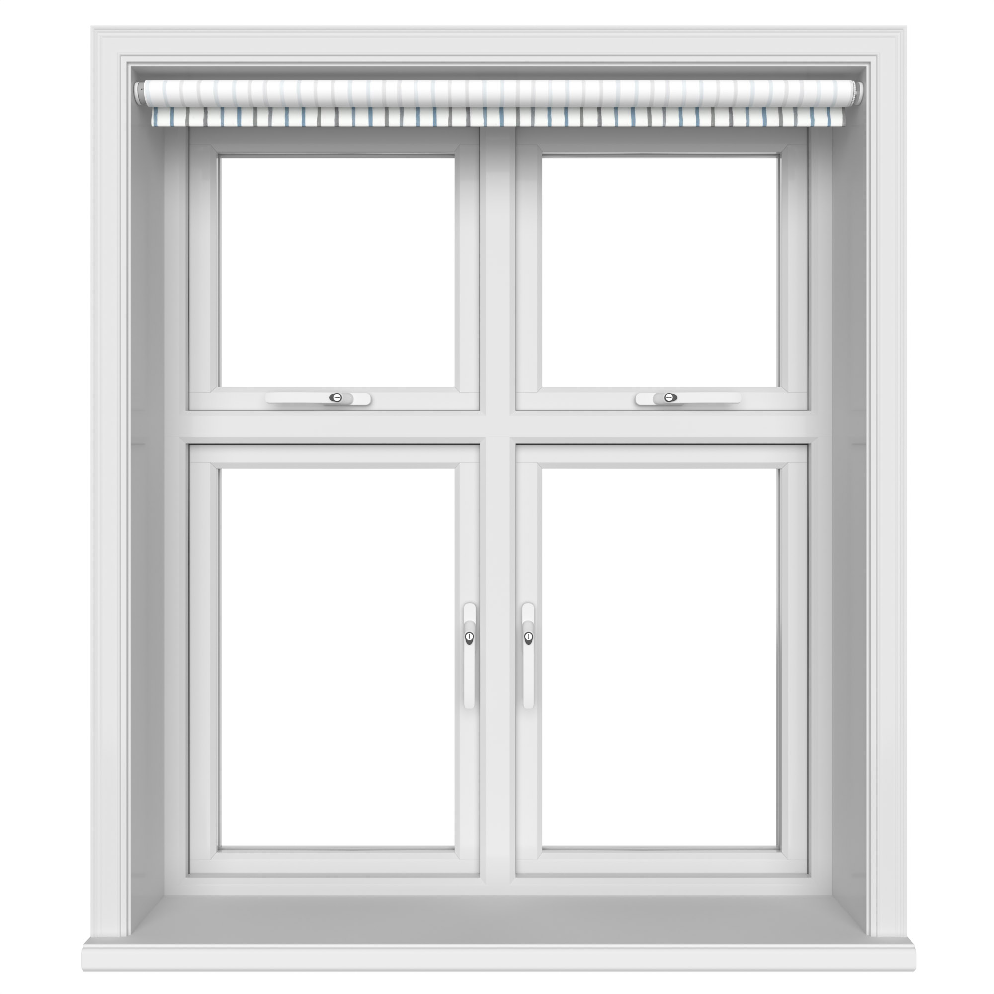 TwistFit Laura Ashley Painterly Stripe Pale Steel Motorised - Image 3