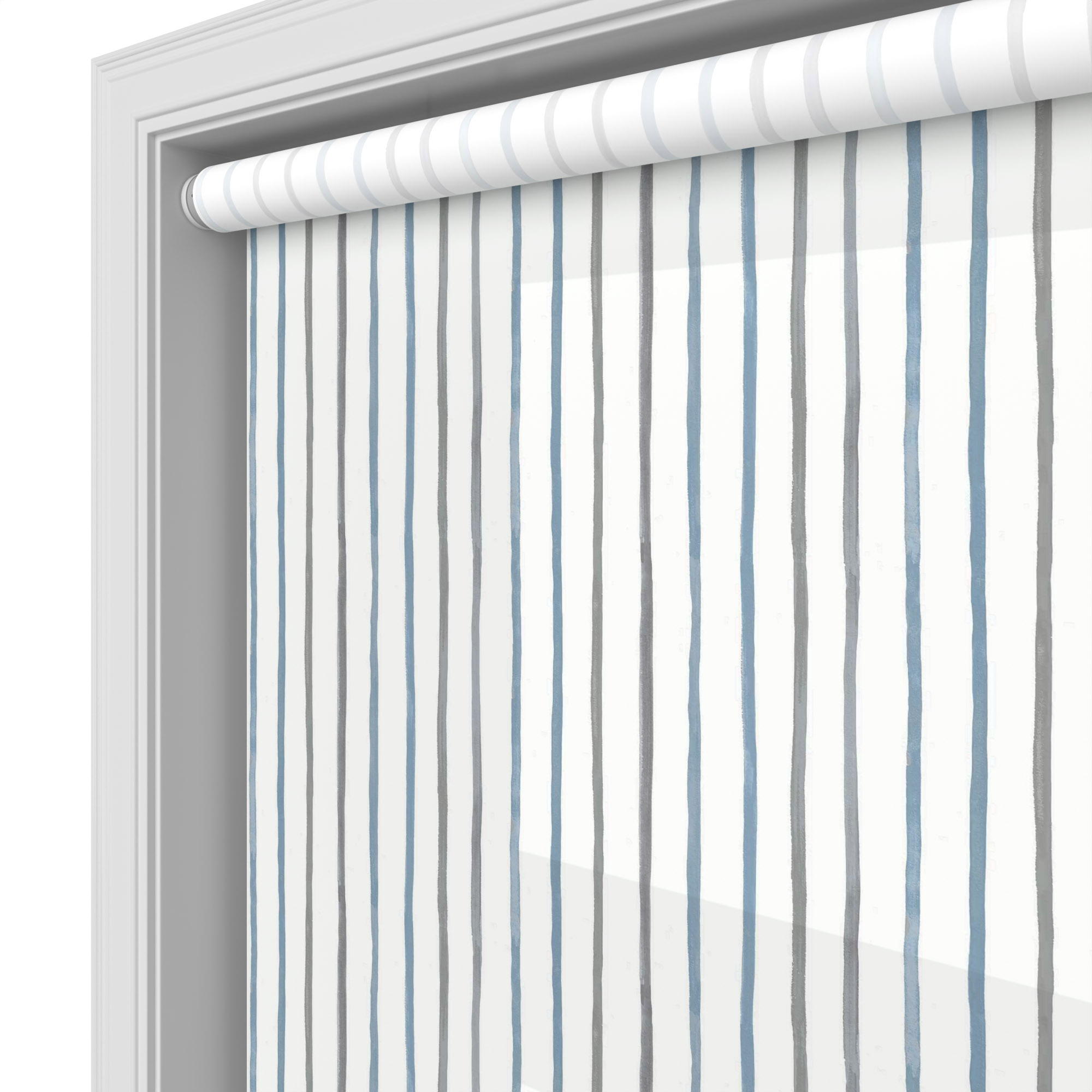 TwistFit Laura Ashley Painterly Stripe Pale Steel Motorised - Image 4