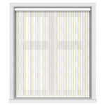 TwistFit Laura Ashley Painterly Stripe Yellow Motorised