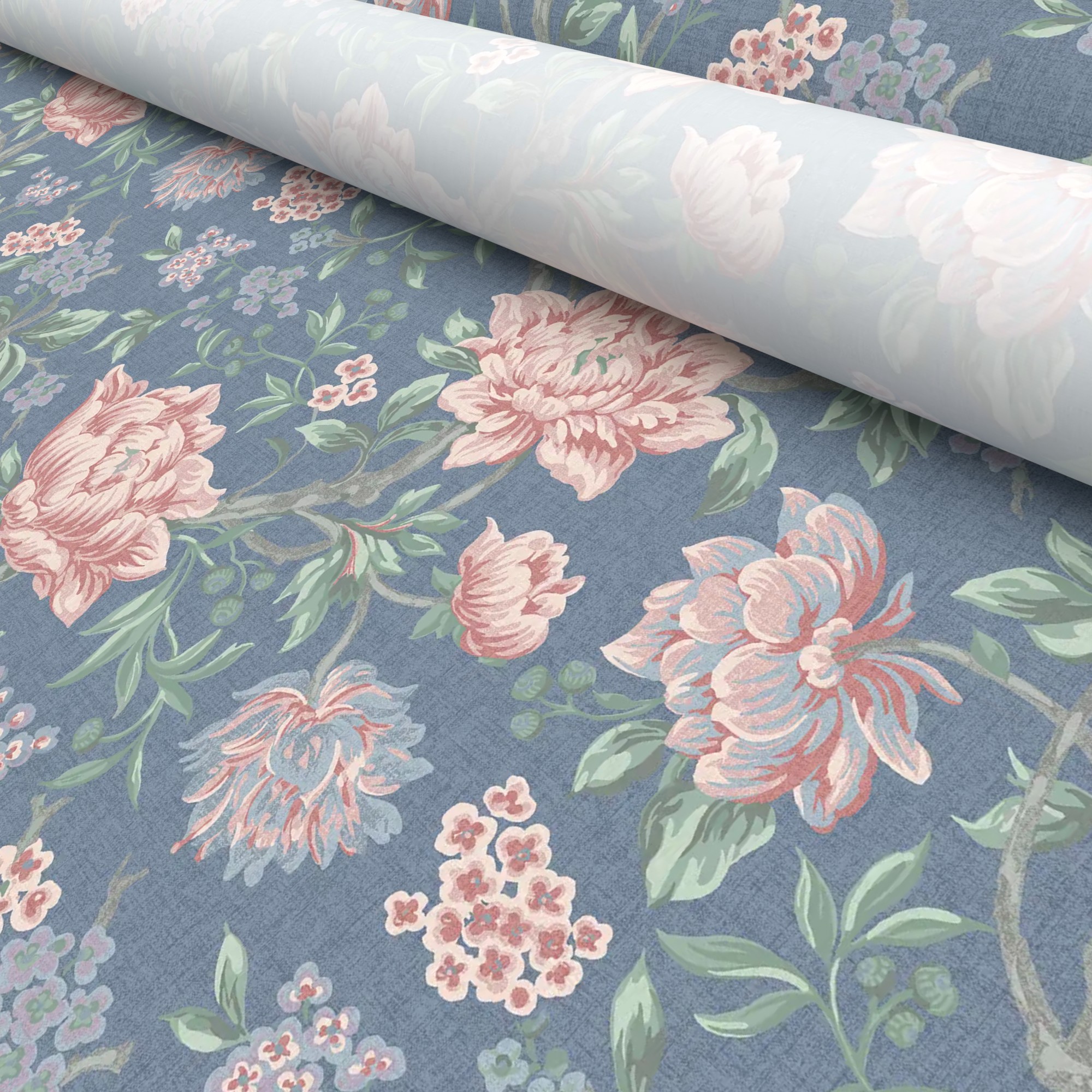 TwistFit Laura Ashley Tapestry Floral Dusky Seaspray Motorised - Image 5