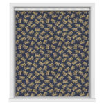 TwistFit Sara Miller Etched Leaves Deep Navy Motorised