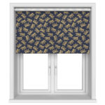 TwistFit Sara Miller Etched Leaves Deep Navy Motorised