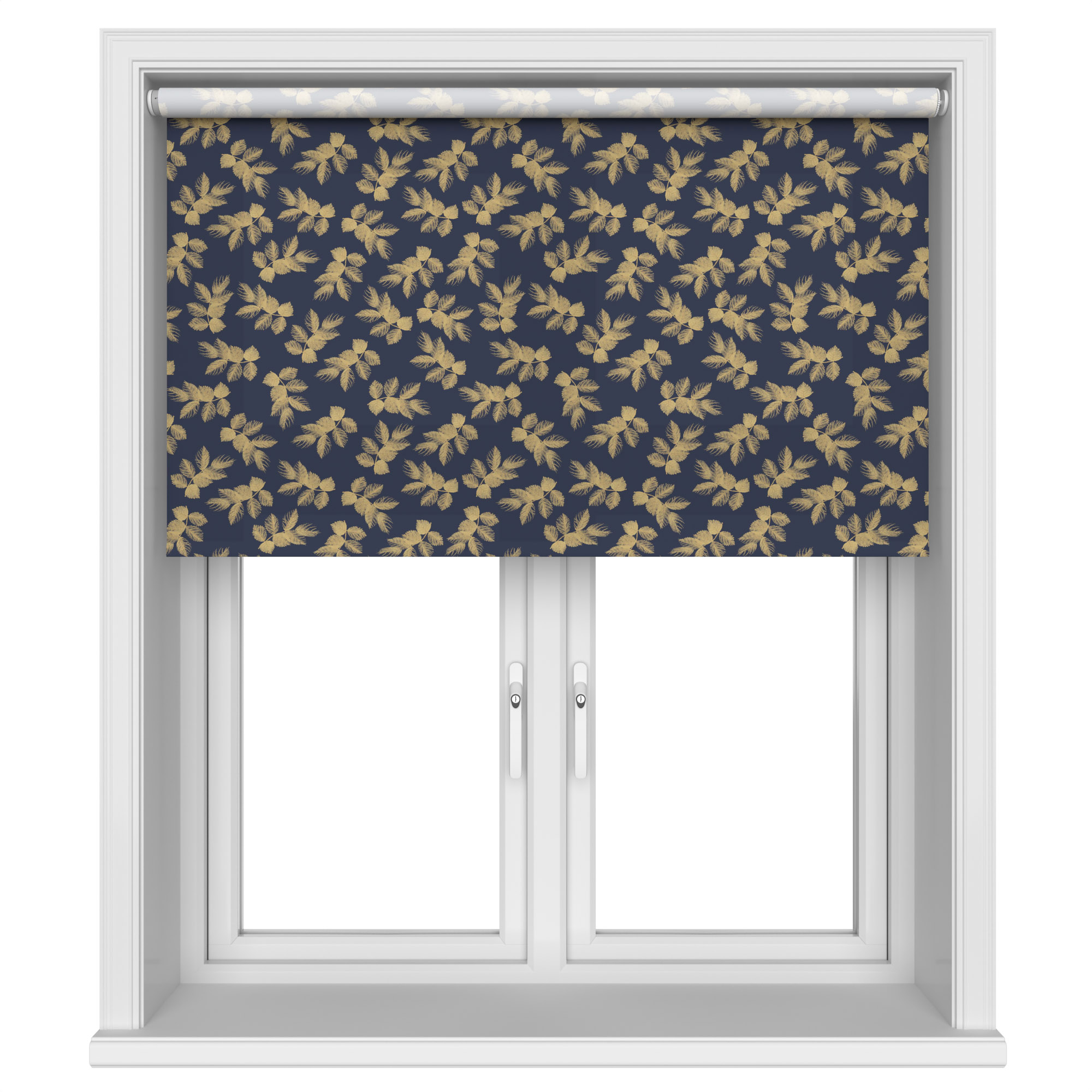 TwistFit Sara Miller Etched Leaves Deep Navy Motorised