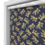 TwistFit Sara Miller Etched Leaves Deep Navy Motorised