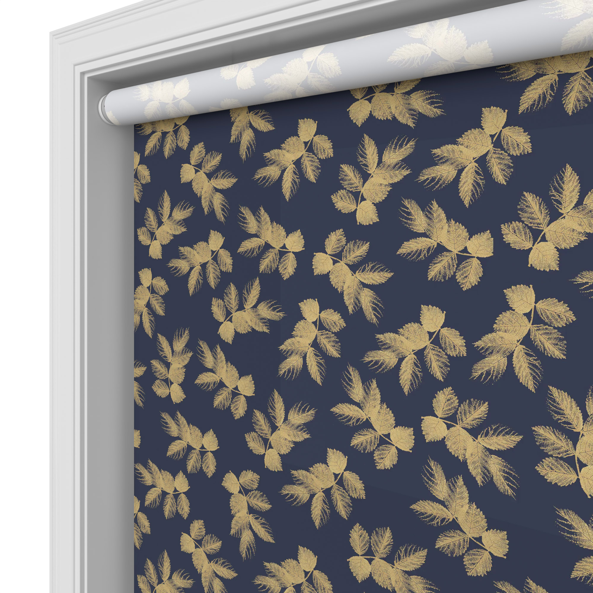 TwistFit Sara Miller Etched Leaves Deep Navy Motorised - Image 4