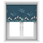 TwistFit Sara Miller Heron Border Teal Motorised