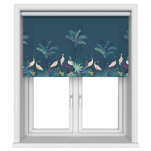 TwistFit Sara Miller Heron Border Teal Motorised