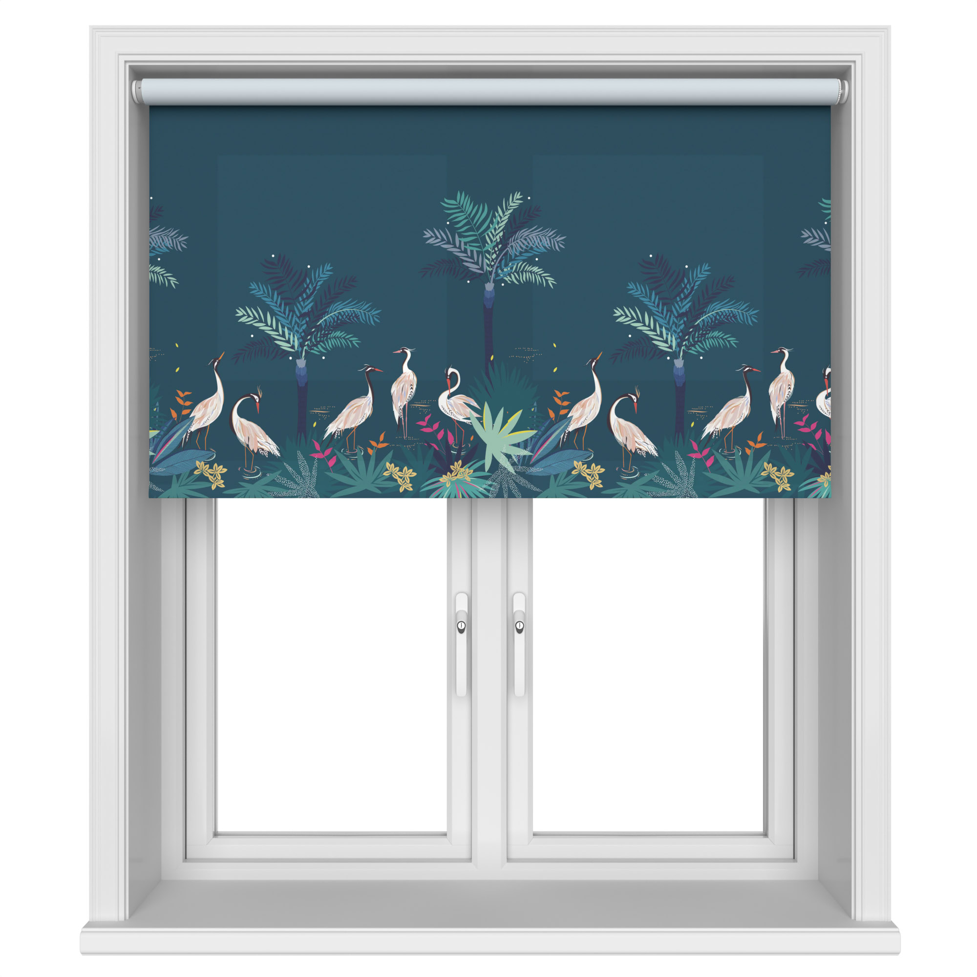 TwistFit Sara Miller Heron Border Teal Motorised
