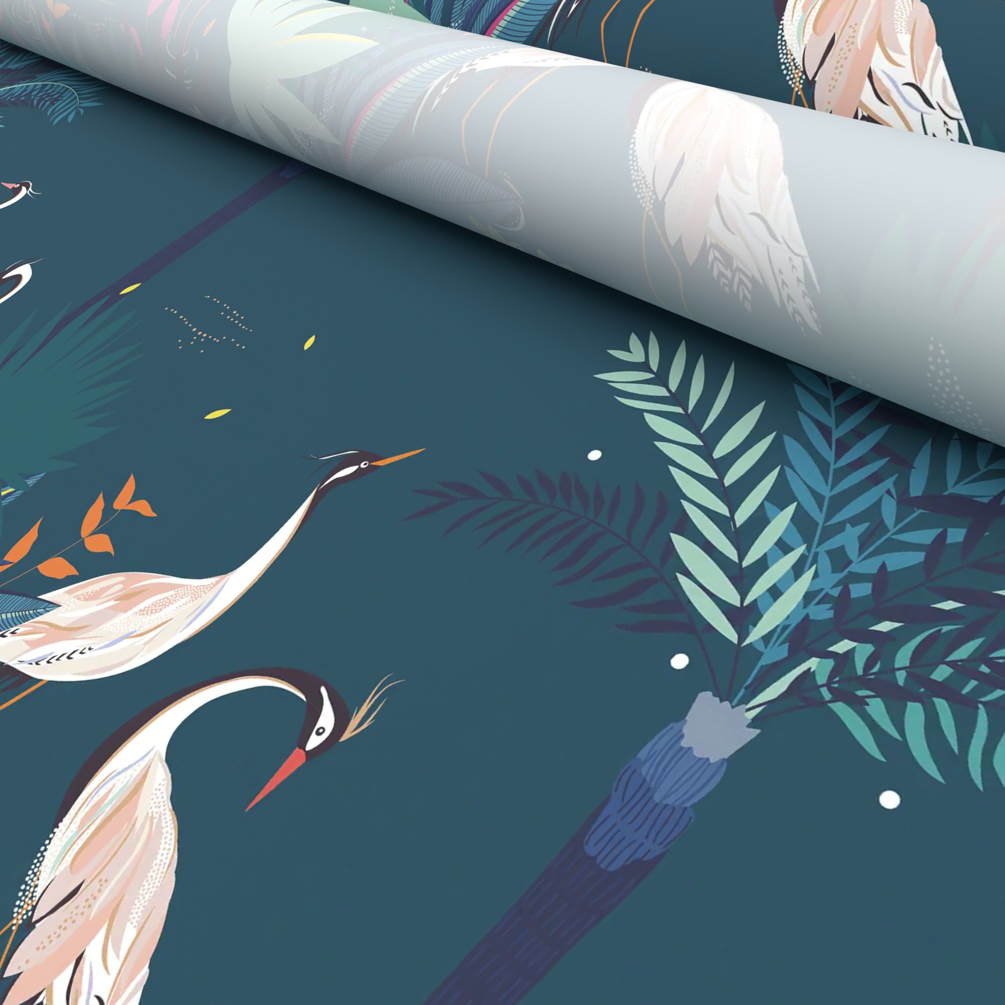 TwistFit Sara Miller Heron Border Teal Motorised - Image 5