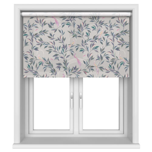 TwistFit Sara Miller Ornamental Peacock Warm Grey Motorised