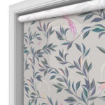 TwistFit Sara Miller Ornamental Peacock Warm Grey Motorised