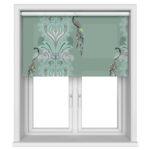TwistFit Sara Miller Peacock Filigree Sage Green Motorised