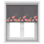 TwistFit Sara Miller Peony Border Dark Grey Motorised