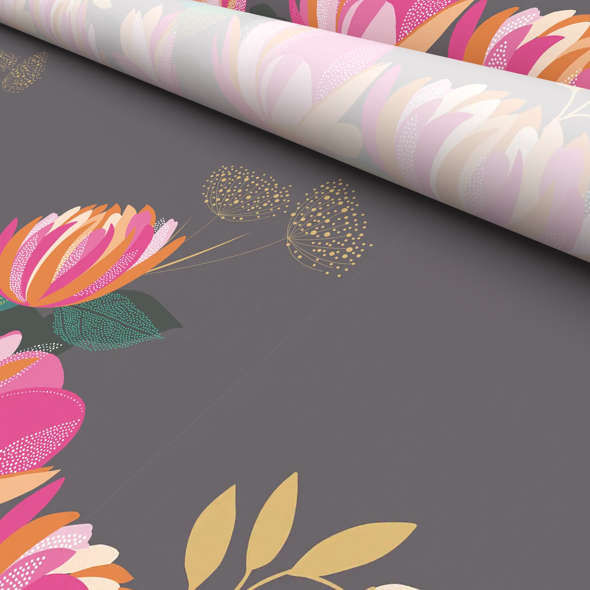 TwistFit Sara Miller Peony Border Dark Grey Motorised - Image 5