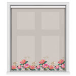 TwistFit Sara Miller Peony Border Pale Grey Motorised