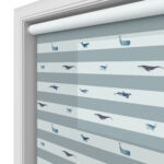 TwistFit Sophie Allport Whale Stripe Deep Duckegg Motorised