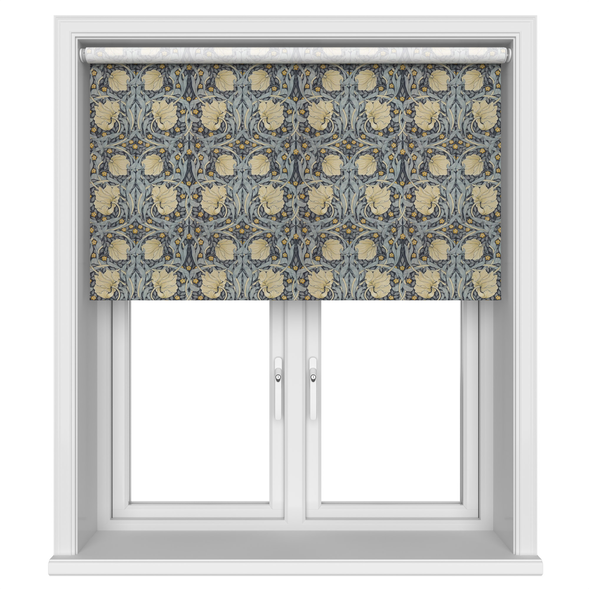 TwistFit William Morris At Home Pimpernel Indigo Motorised