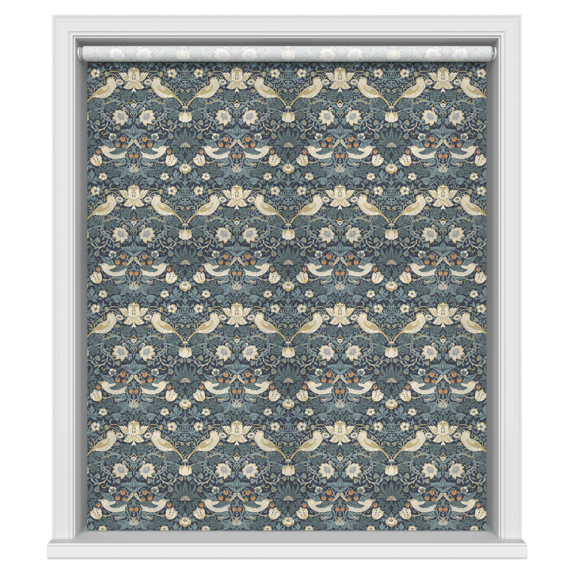 TwistFit William Morris At Home Strawberry Thief Indigo Motorised - Image 2