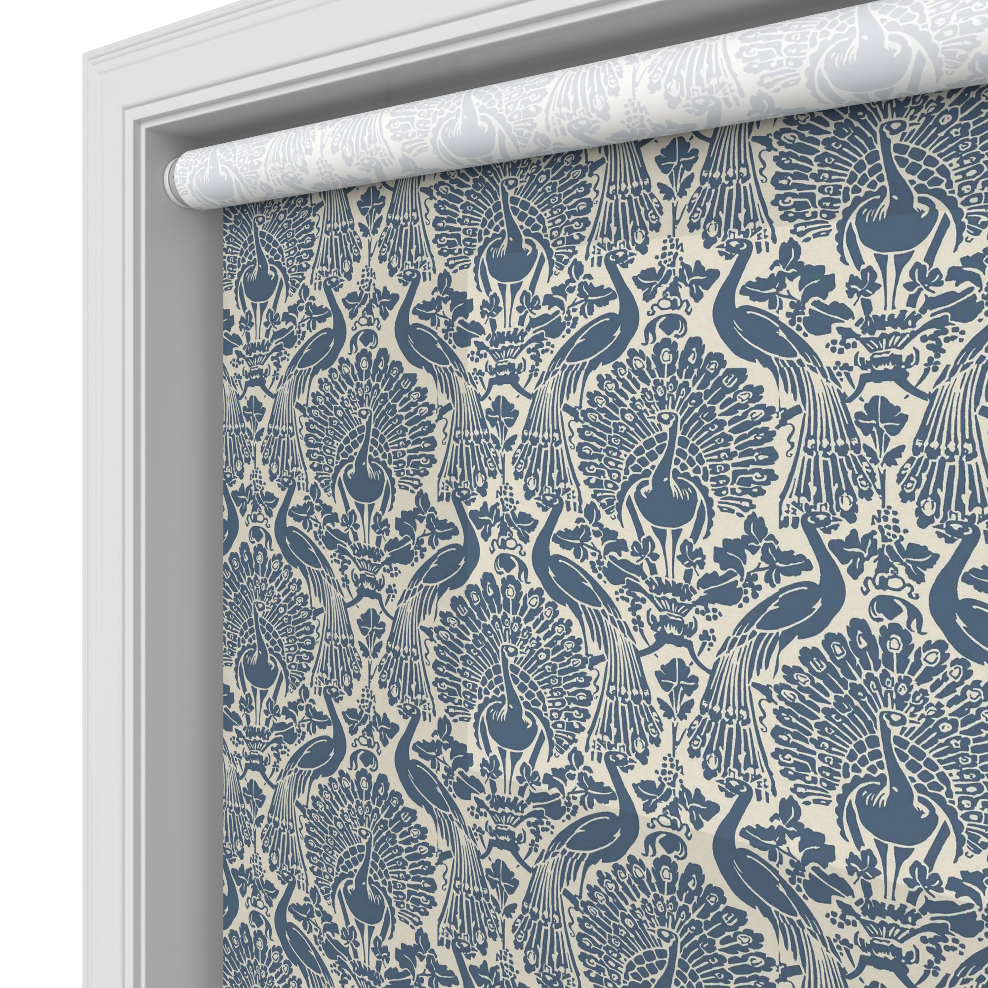 TwistFit Laura Ashley Peacock Damask Dusky Seaspray Motorised - Image 4