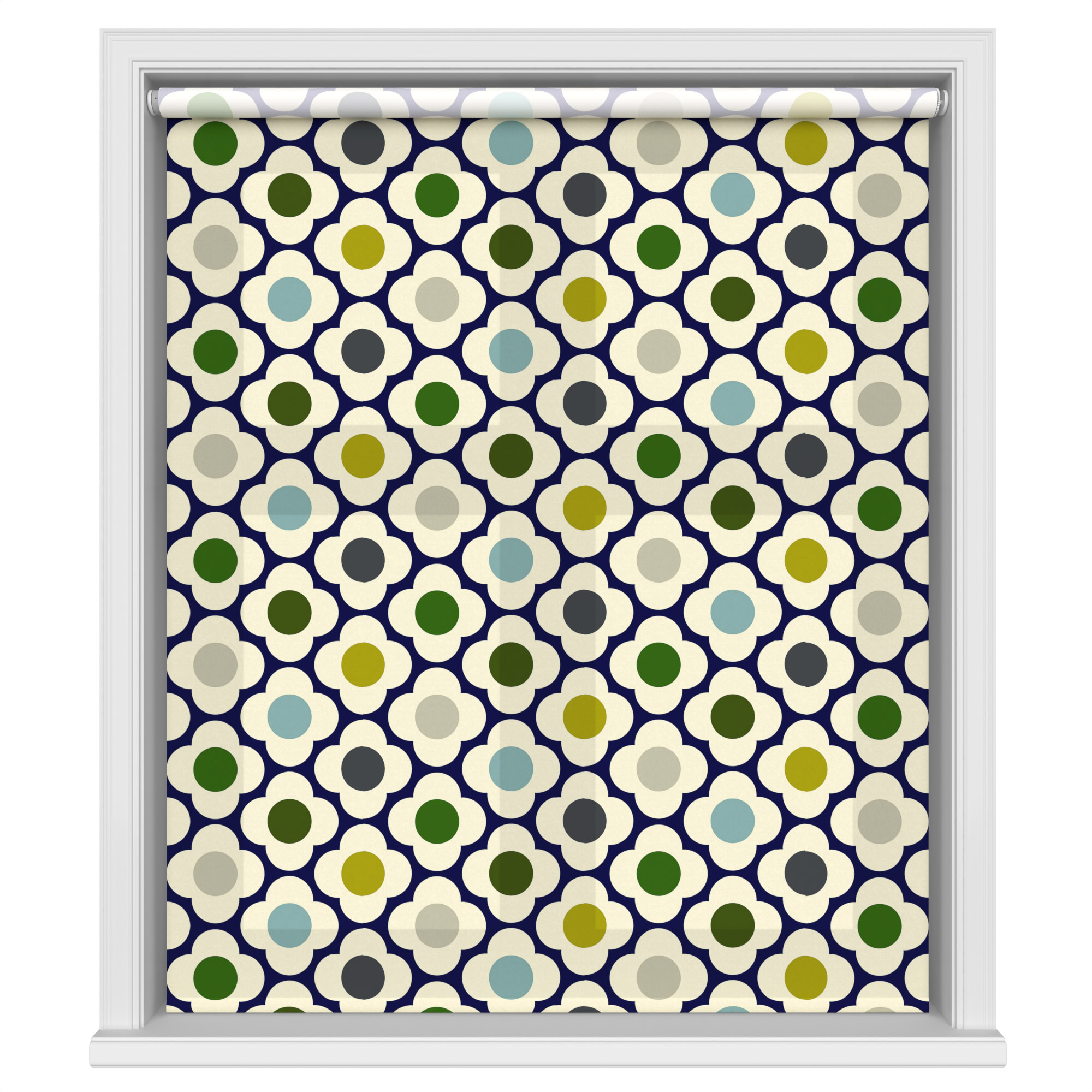 TwistFit Orla Kiely Spot Flower Blue Multi Motorised - Image 2