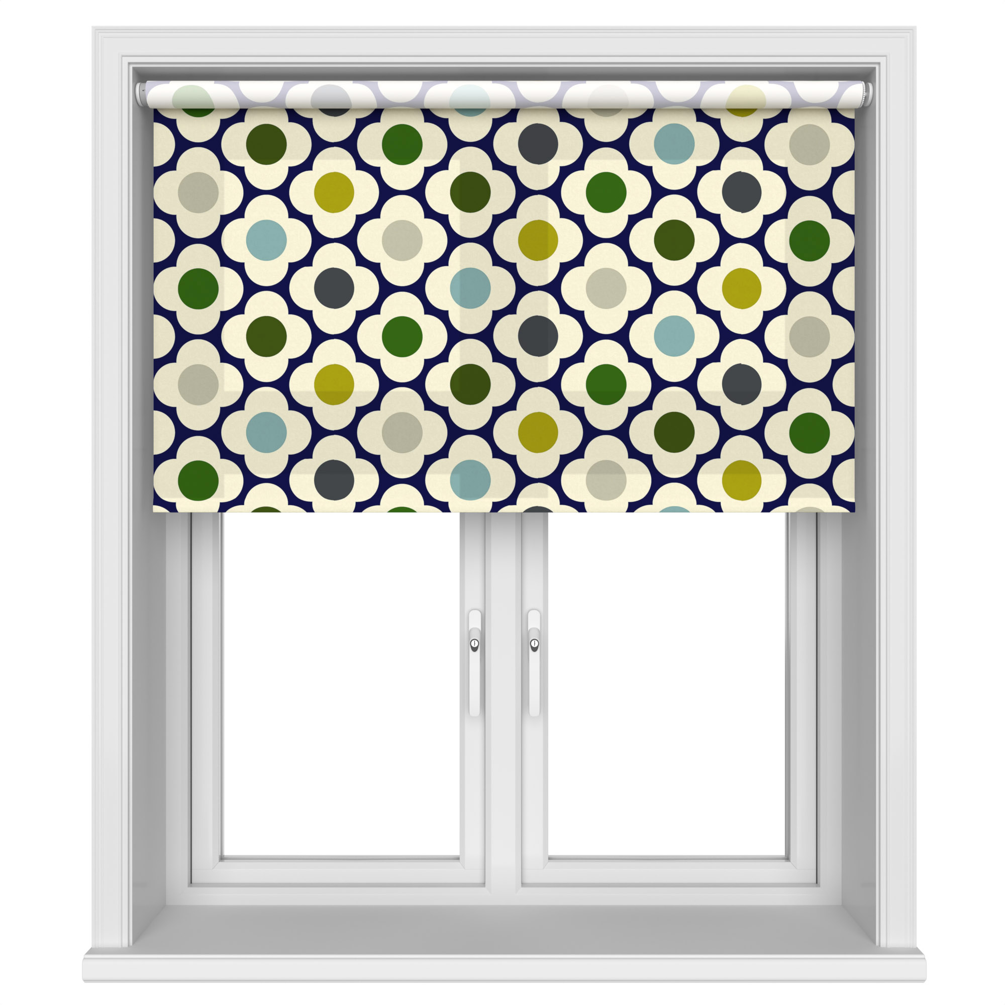 TwistFit Orla Kiely Spot Flower Blue Multi Motorised