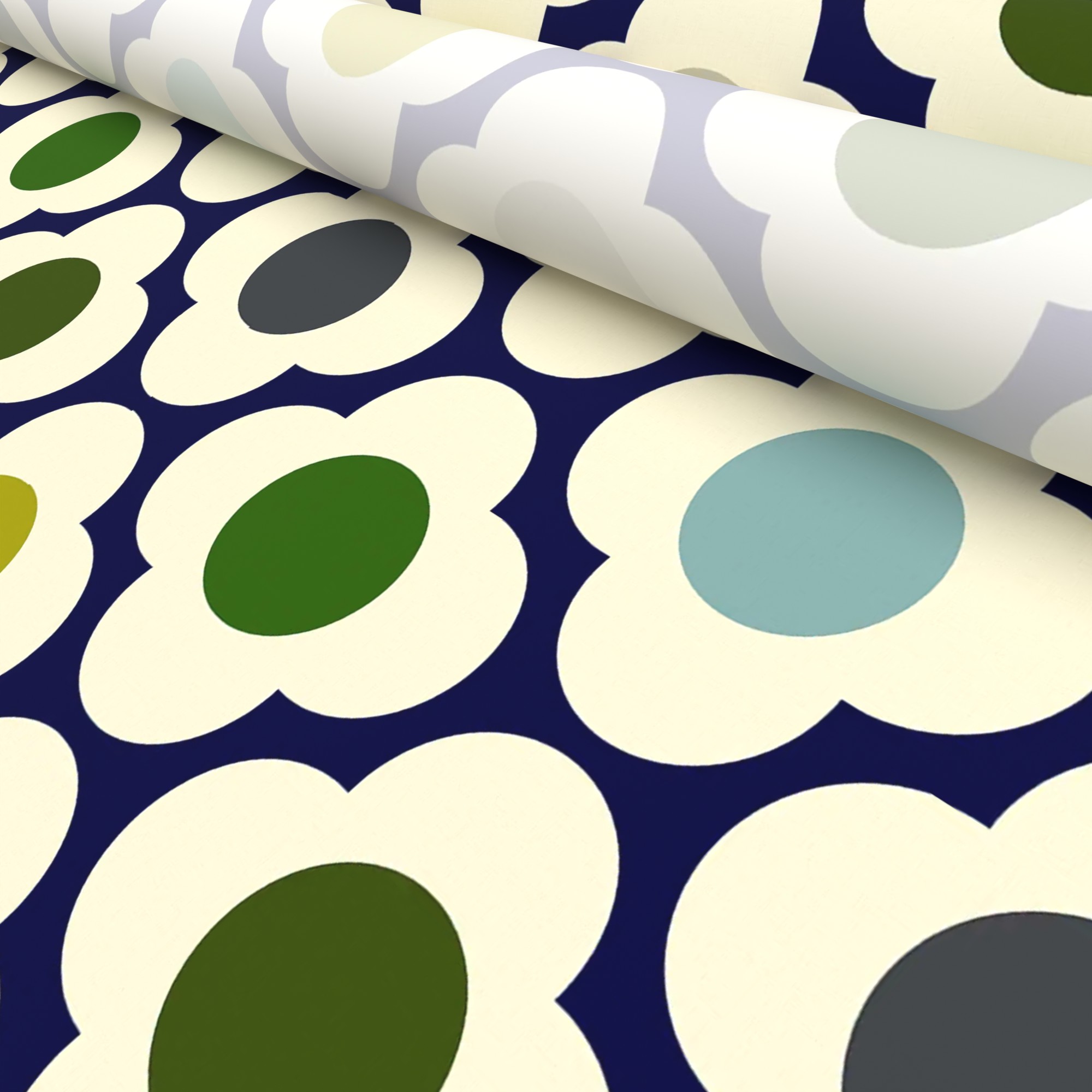 TwistFit Orla Kiely Spot Flower Blue Multi Motorised - Image 5