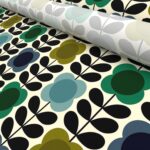 TwistFit Orla Kiely Spot Flower Stem Blue & Green Motorised