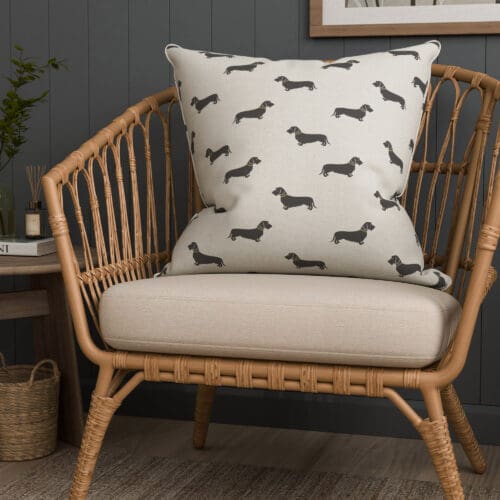 Emily Bond Basil Pebble Cushion