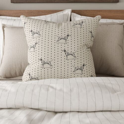 Emily Bond Fred Linen Cushion