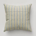 Emily Bond George Stripe Indigo Cushion