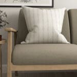 Emily Bond George Stripe Linen Cushion