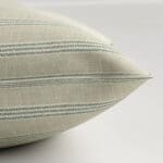 Emily Bond George Stripe Sage Cushion
