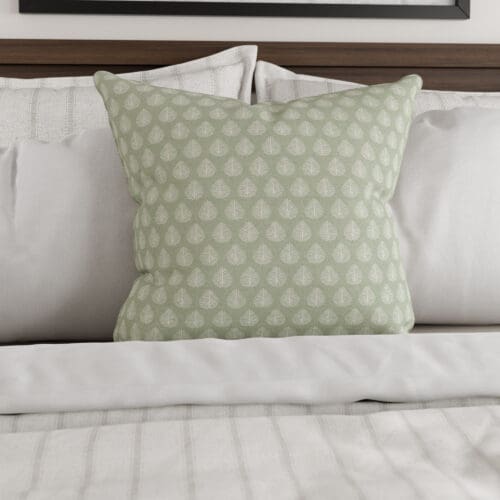 Emily Bond Jaipur Sage Cushion