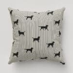 Emily Bond Marley Coal Cushion