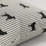 Emily Bond Marley Coal Cushion
