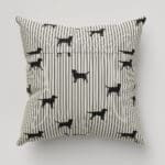 Emily Bond Marley Coal Cushion