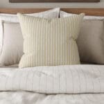 Emily Bond Oscar Stripe Gold Cushion
