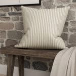 Emily Bond Oscar Stripe Linen Cushion
