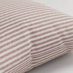Emily Bond Oscar Stripe Raspberry Cushion