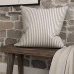 Emily Bond Oscar Stripe Smoke Cushion