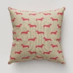 Emily Bond Peggy Raspberry Cushion