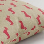Emily Bond Peggy Raspberry Cushion